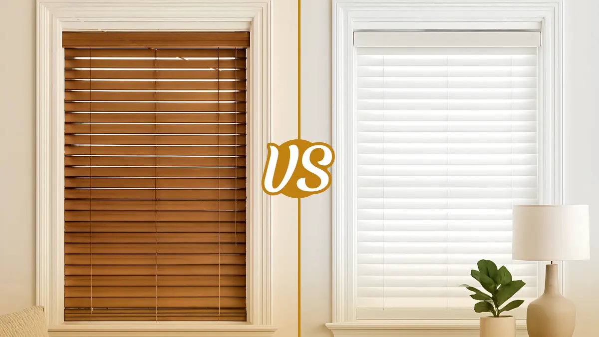 Real Wood vs Faux Wood Blinds