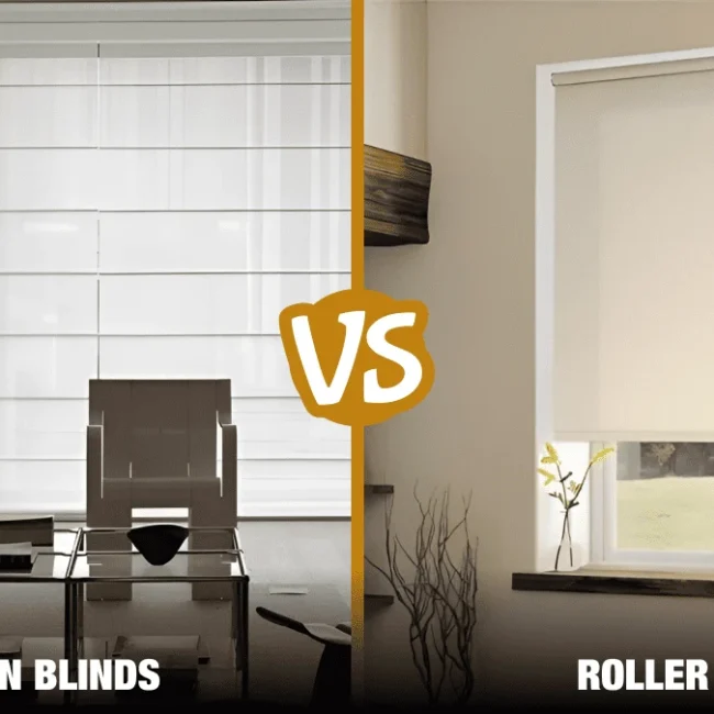 Roman Vs Roller Blinds