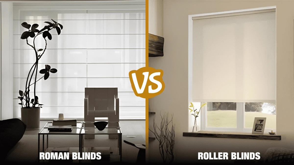 Roman Vs Roller Blinds