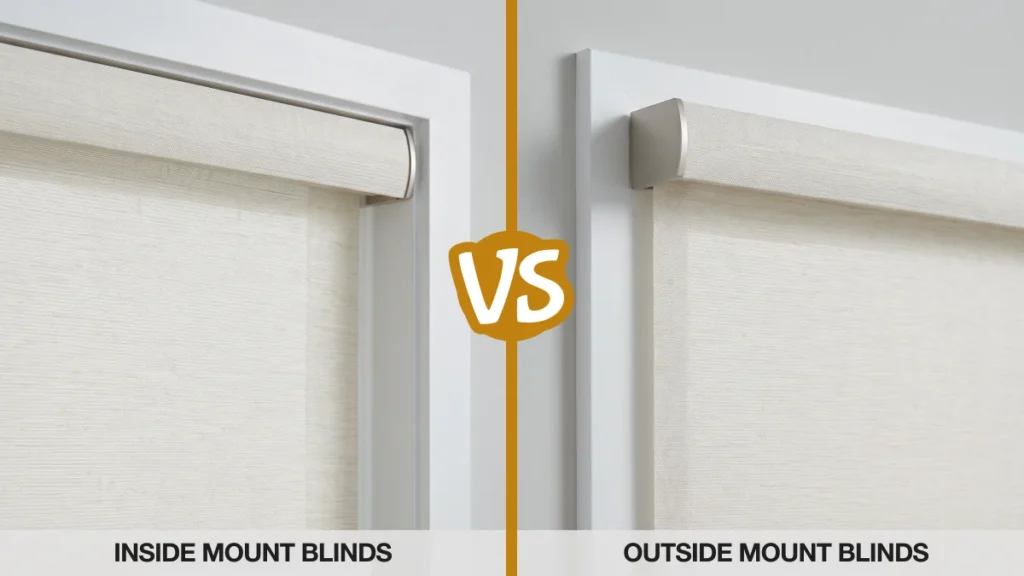 Inside vs Outside Mount Blinds