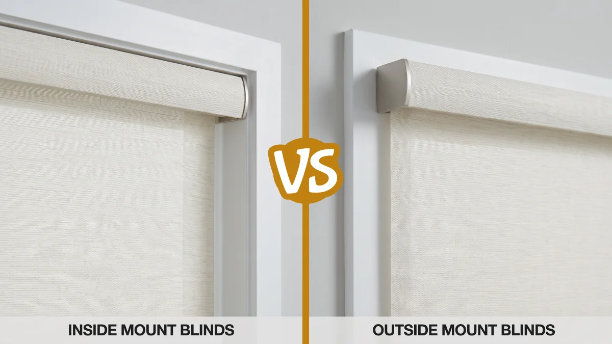 Inside vs Outside Mount Blinds