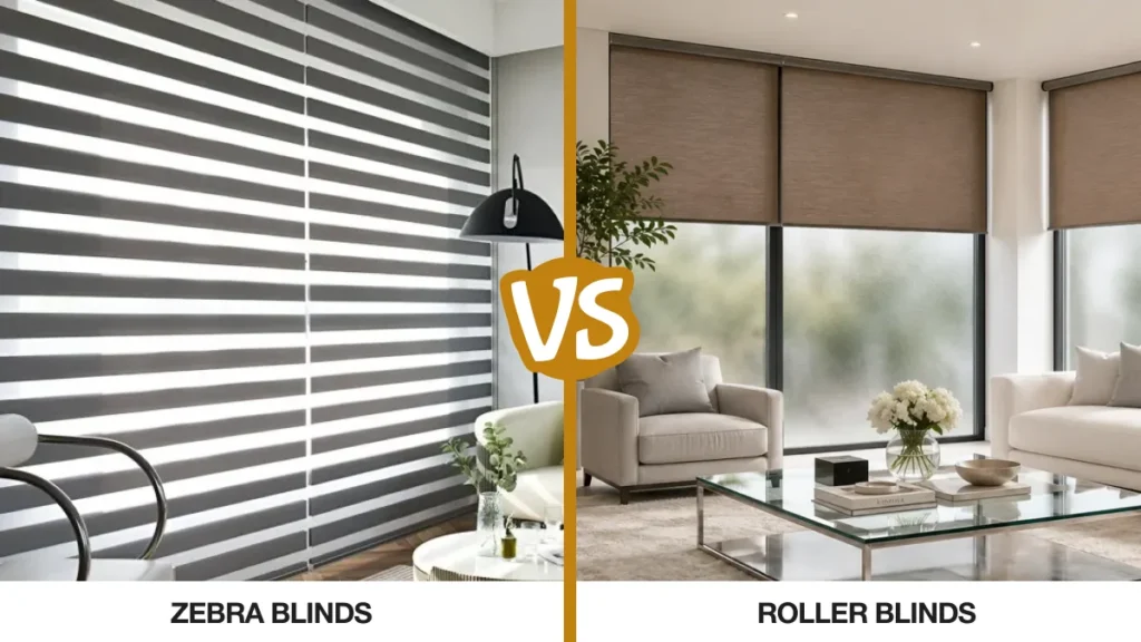 Zebra Blinds vs Roller Blinds
